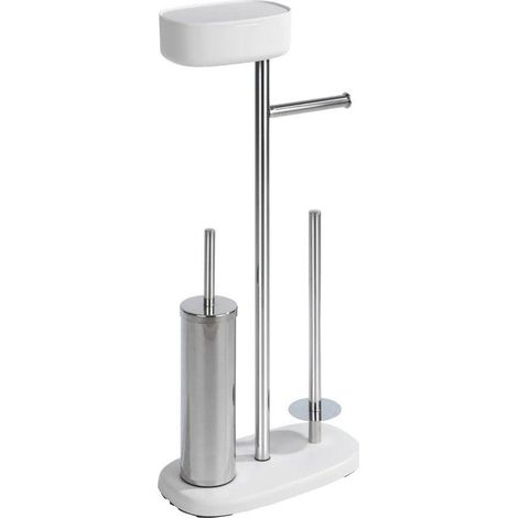 Juego de pie para WC con caja Rivazza blanco Wenko (1/3)