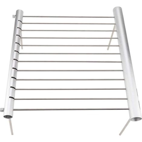 Barbacoa portátil plegable de acero inoxidable para camping, con tubo plegable, ideal para excursionistas. (1/5)