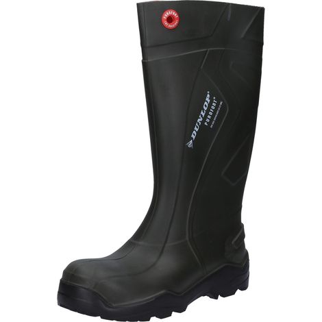 Würth MODYF Dunlop Purofort Plus S5 Sicherheitsgummistiefel: Der antistatische Arbeitsgummistiefel ist in Grün verfügbar. Der wasserdichte Gummistiefel ist perfekt für Außenbereiche geeignet & in 48 erhältlich. (1/5)