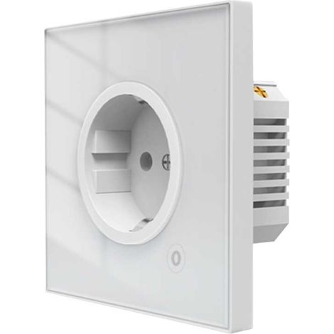 Presa Schuko Da Muro Protocollo ZigBee 3.0 TUYA, Smart Life 16A AC 90-250V 50/60HZ 86X86X43mm