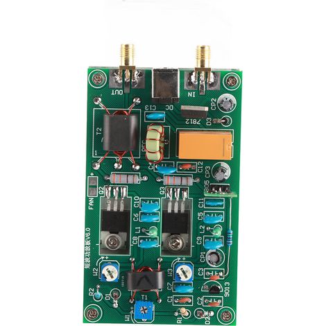 Module amplificateur de puissance à ondes courtes en alliage d'aluminium, commutation automatique, carte d'amplificateur de puissance 30 W, alimentation CC 12-13,8 V (1/5)
