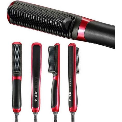 TrAdE Shop Traesio - Piastra Professionale Elettrica Per Capelli Lisci Straight Hair Combo -