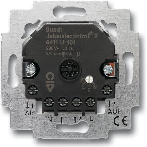 Busch-Jaeger 6411 U-101 actuador negro para persianas