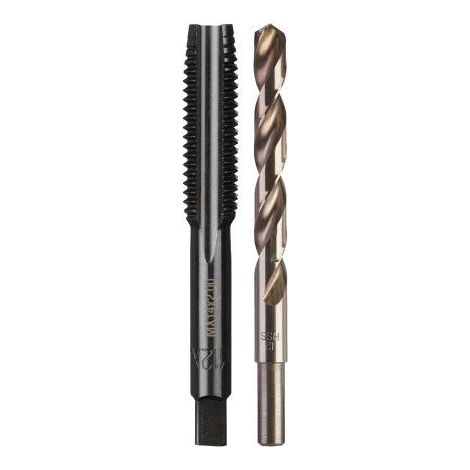 M14-2,0-mm-Gewindebohrer und 12,0-mm-Milwaukee-Bohrer
