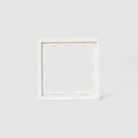 Cadres pour Mécanismes Luxe 990 Blanc 1