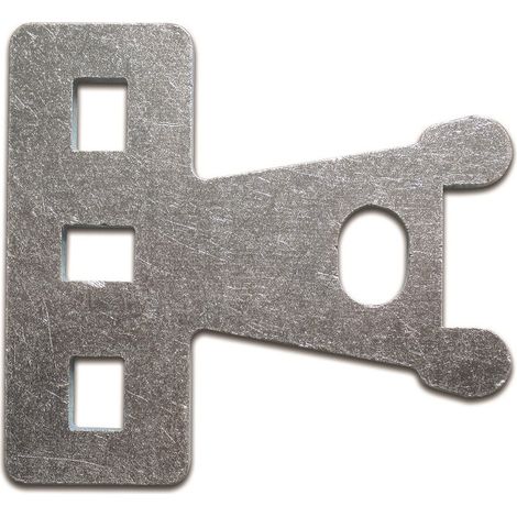 PORTALUCCHETTO PIANO VERTIC ACC ZINC 8X110 MM Q.TA 2