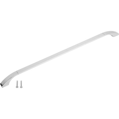 Poignée de tiroir chromée 439mm pour armoire cuisine, dressing, buffet, bateau, camping-car (1/5)