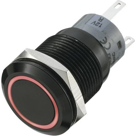 Bouton-poussoir antivandalisme TRU COMPONENTS LAS1-AGQ-11E/G 702211 250 V/AC 5 A 1 x Off/(On) IP67 à rappel 1 pc(s) (1/2)