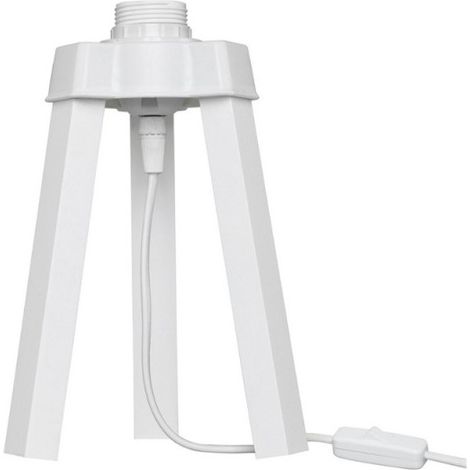 Lampada da tavolo treppiede legno color bianco - Piko MDL4768 (1/2)