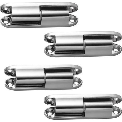 4 Pièces Gond Porte, Paumelles de Porte Amovible, Charniere Porte Silencieuse, Paumelle Stable en Rotation, pour Portes D'armoires, Portes de Pièces, Portes de Meubles (1/5)