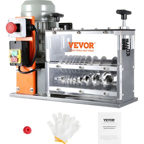 Vevor – Pince à dénuder automatique 1,5-32 mm – Moteur 750W – 10 canaux – Traitement rapide des fils – Panneau transparent avec marquages