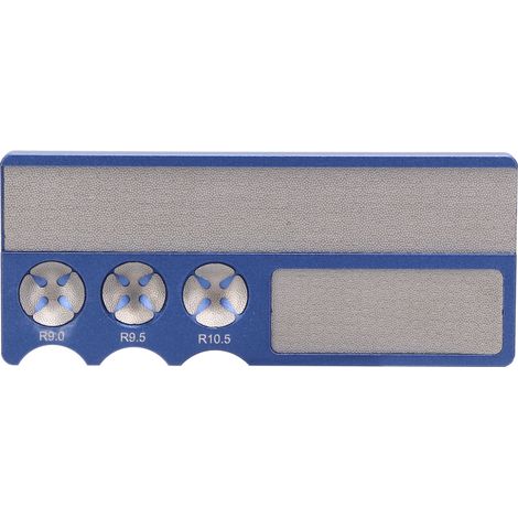Werkzeug zum Reparieren und Schärfen von Billardqueue-Spitzen, Radianform, Blau (1/5)