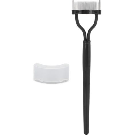 Peigne à Cils Recourbé en Acier Inoxydable - Brosse Séparateur pour Mascara et Soin des Cils (1/5)