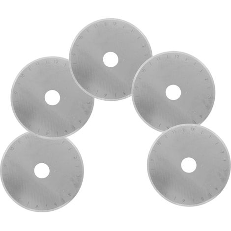 Lot de 5 lames rechange pour cutter circulaire, outil coupe rotatif (1/5)