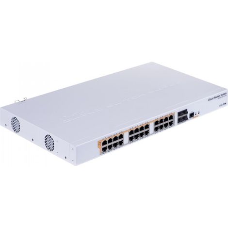 Switch Mikrotik CRS328-24P-4S+RM 28 ports PoE (PoE+ : 24) 450 W administrable Gigabit/10G