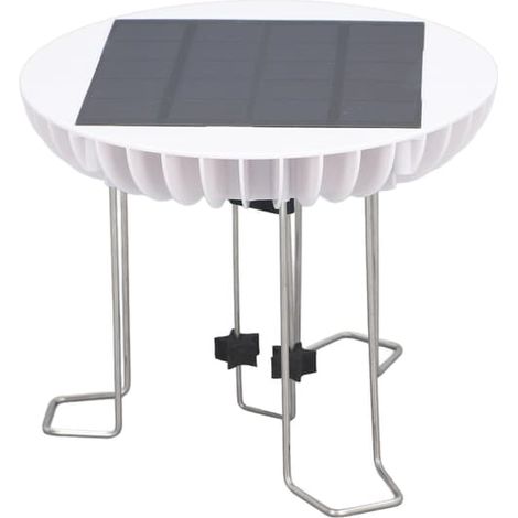 Agitateur d'eau solaire silencieux pour bain d'oiseaux et décoration de bassin de jardin 5V 2W (1/5)