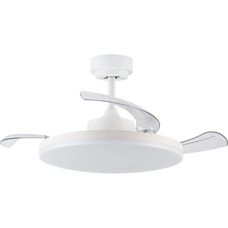 Retractable DC Ceiling Fan Stroll with LED & Remote (1/5)