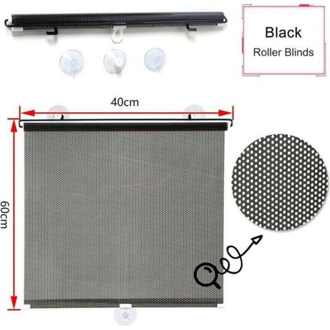 Store Enrouleur Occultant - Ventouses - Isolation Thermique - 40x60 cm - Sans Perçage (1/5)