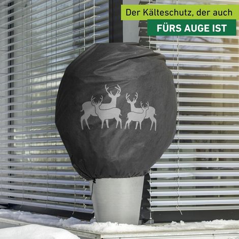 Kälteschutz Vlieshaube mit Hirschen 1.1 m, 1.1 m (1/5)