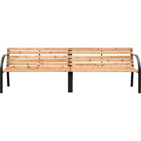 Maison Exclusive - Doppel-Gartenbank 225 cm Massivholz Tanne