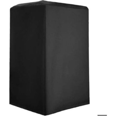 Housse Pour Haut-Parleur - Tissu Oxford Noir - Imperméable Anti-Poussière Résistant Aux UV - Pour Enceinte PA DJ Extérieure - 1 Pièce (1/5)