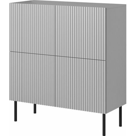Aparador Evartivu 103 , 110x100cm, Número de puertas: 442cm, Aglomerado laminado, MDF (1/3)