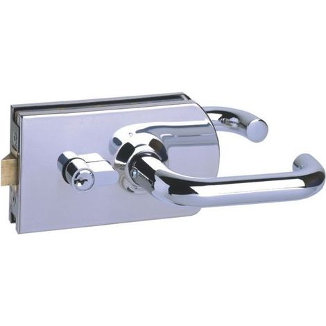 Serrure Verre Inox Metalux Sécurité Fiable Pour Portes En Verre - Générique