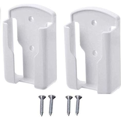 Lot de 2 supports muraux pour télécommande pour TV et système de climatisation (1/5)
