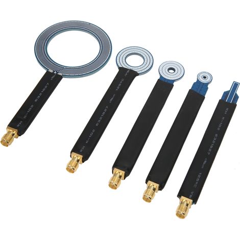 Ensemble de 5 sondes de champ magnétique proche SMA pour tests de conduction et de rayonnement (1/5)