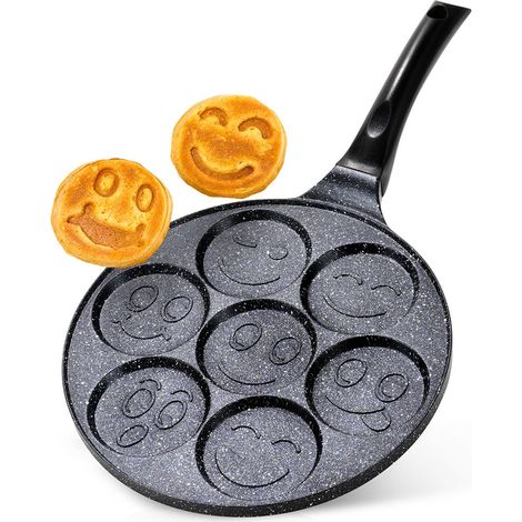 Granitowa patelnia do jajek 7 otworow 26 cm (1/5)