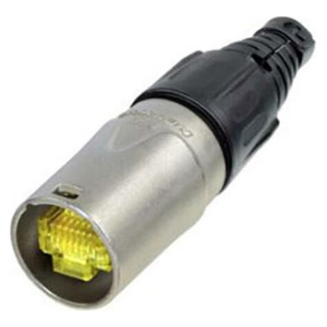 Neutrik ECON NE8MX - etherCON RJ45 Protection de câble Nickel Neutrik NE8MX RJ45 mâle, droit jaune, (1/3)