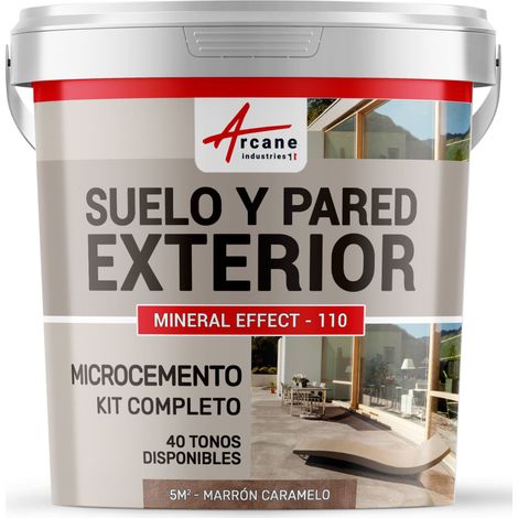 Microcemento para exteriores: suelos, muros, terrazas, balcones, escaleras