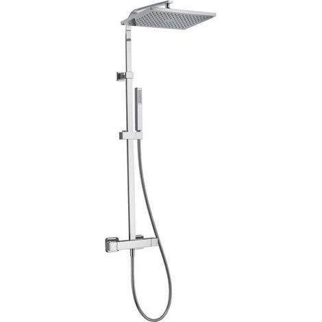 Colonne de douche thermostatique extensible corps froid