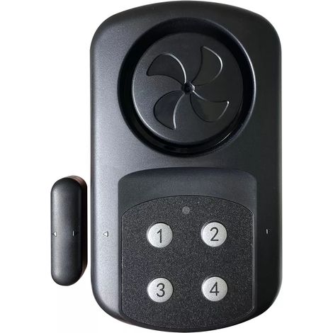 Centrale d'alarme ou carillon autonome sur piles détection d'ouverture étanche IP67 sirène et clavier (1/3)