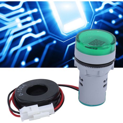 Voyant lumineux de signalisation de type courant AD16-22DSA 220 V CA vert (1/5)