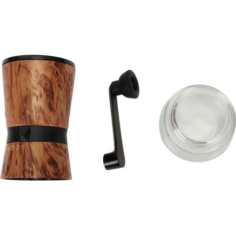 Moulin à café manuel à 8 vitesses, mouture réglable pour expresso, cafetière à piston et café filtre, idéal pour la maison, le bureau et les voyages.-AquaForge (1/5)