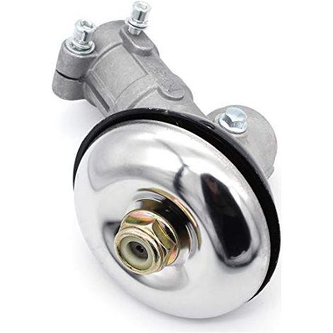 26-mm-Freischneider-Getriebe, universelles Freischneider-Getriebekopf-Rasenmäher-Getriebe für Rasentrimmer/Kettensäge (26 mm, 7 Zähne, rund)