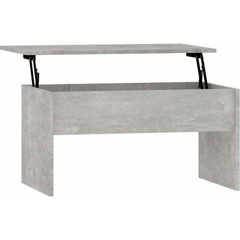 Coffee Table Concrete Grey 80x50.5x41.5 cm Engineered Wood vidaXL