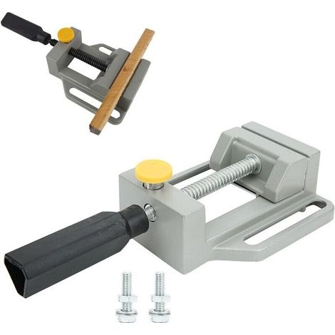 Mini-Schnellspann-Flachschraubstock aus Aluminiumlegierung für Schnitz- und Graviertische, Heimwerkerwerkzeuge, Tischbohrmaschinen, Schraubstöcke und andere Gartengeräte (1/4)
