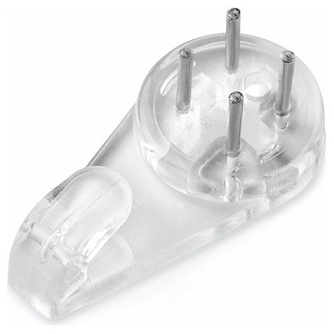 Colgador para cuadros transparente INOFIX 3001-0 (Blíster 4 unidades) (1/2)