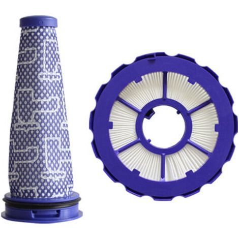 FENOPLASTICAKit de filtres HEPA pré-moteur et post-moteur lavable compatible avec les aspirateurs Dyson DC50 pour aspirateur (1/4)