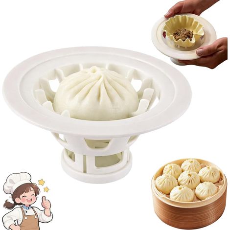 Máquina para untar pan con mantequilla en forma de flor y para hacer wonton