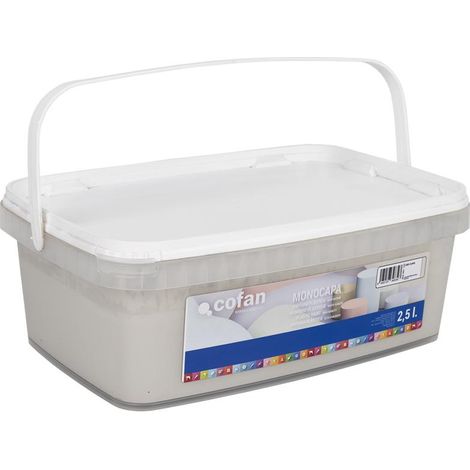 Pintura Plástica Monocapa Gris Suave 2,5 L