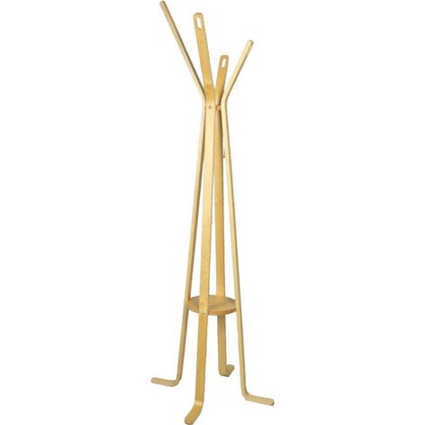 Natürlicher Holzständer mit 4 Armen, 50 cm Breite und 180 cm Höhe