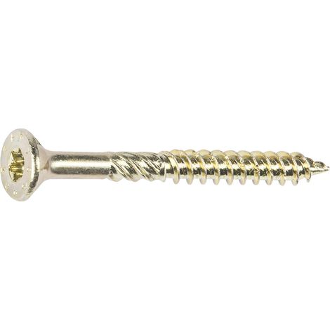 Schmid Schrauben Holzbauschrauben 5.0 x 50 mm TX 25 Senkkopf - 150 Stück Spanplattenschrauben & Holzbauschrauben