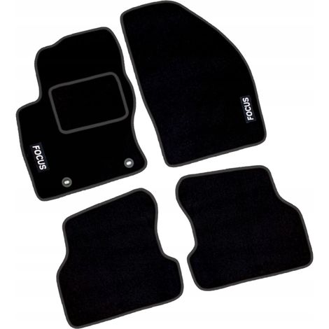 Alfombrillas de terciopelo con limpiaparabrisas para Ford Focus MK2 2004-2011 HAFT B (1/5)