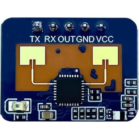 Radar Sensor Module 24G LD2410C 6M Detection Range 60° Angle 5V Power Supply Indoor (1/5)