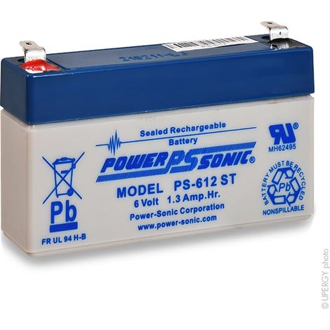 Powersonic - Batterie plomb AGM Powersonic PS-612-ST 6V 1.3Ah