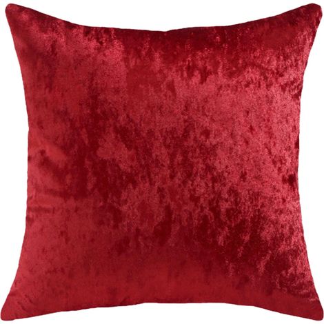 Coussin - Housse De Coussin Velours - Pour Salon Chambre Balcon - 45x45 Cm - 1 Pièce (1/2)