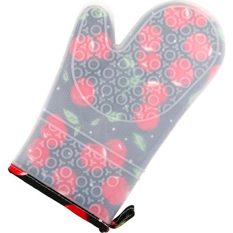 Modischer, praktischer, hitzebeständiger Silikonhandschuh für die Küche (1/5)